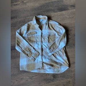 Old Navy The Boyfriend Shirt Flannel
